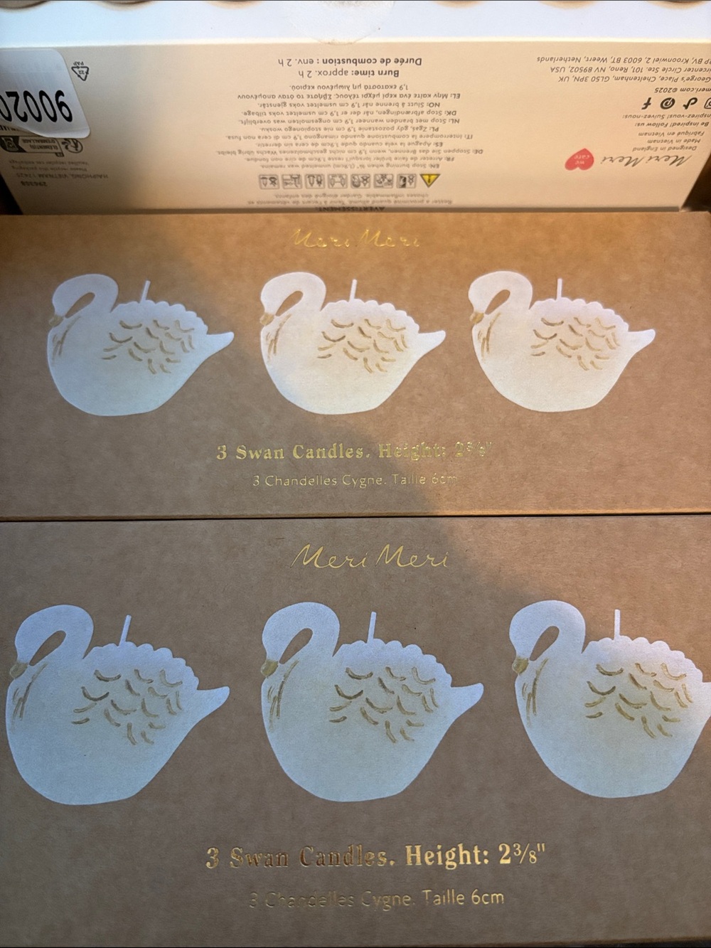 Swan Candle Set (4 boxes of 3 swan candles available)